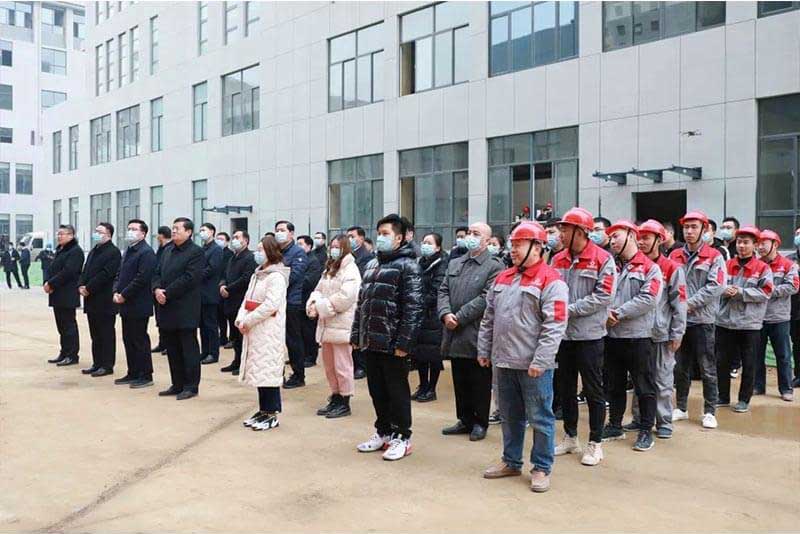 市中區(qū)各部門（局、街道）主要負責人及中海生物技術部分員工和施工團隊參加開工儀式
